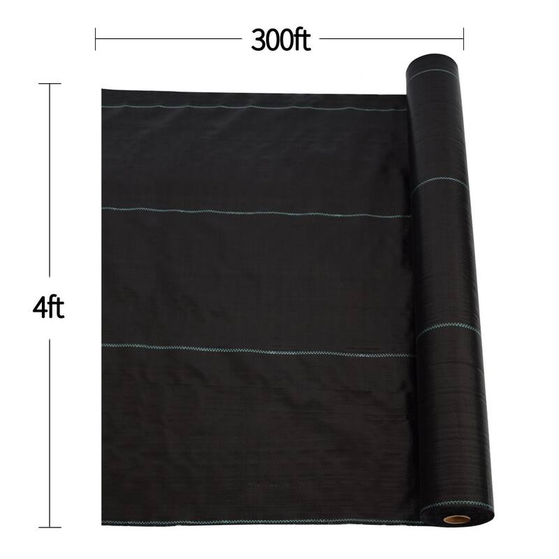 Dual-Layer Heavy-Duty Landscape Fabric for Orchard Weed Control - 4*300 ft.