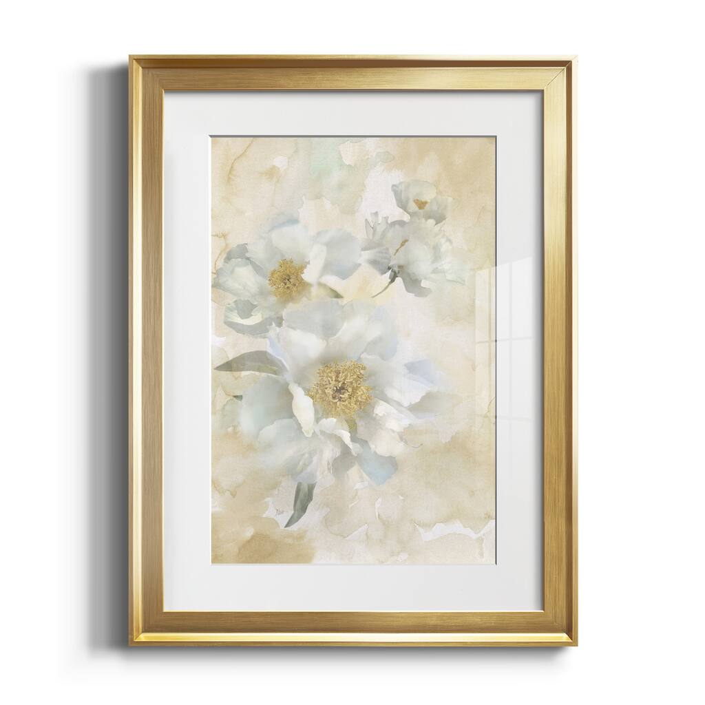 Soft Peonies I Premium Framed Print - Ready to Hang