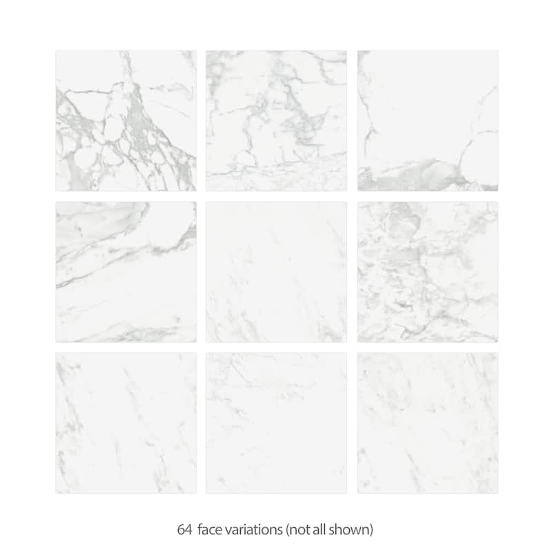 Merola Tile Reve Blanc 11-3/4" x 11-3/4" Porcelain Floor and Wall Tile