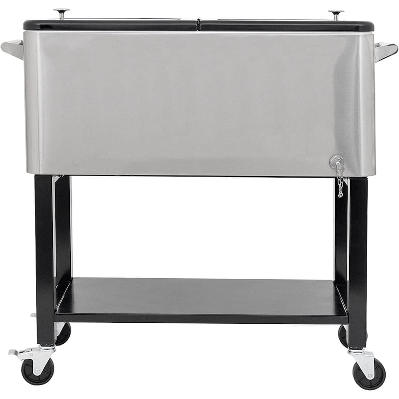 Permasteel 80-Qt Outdoor Patio Cooler with Removable Basin