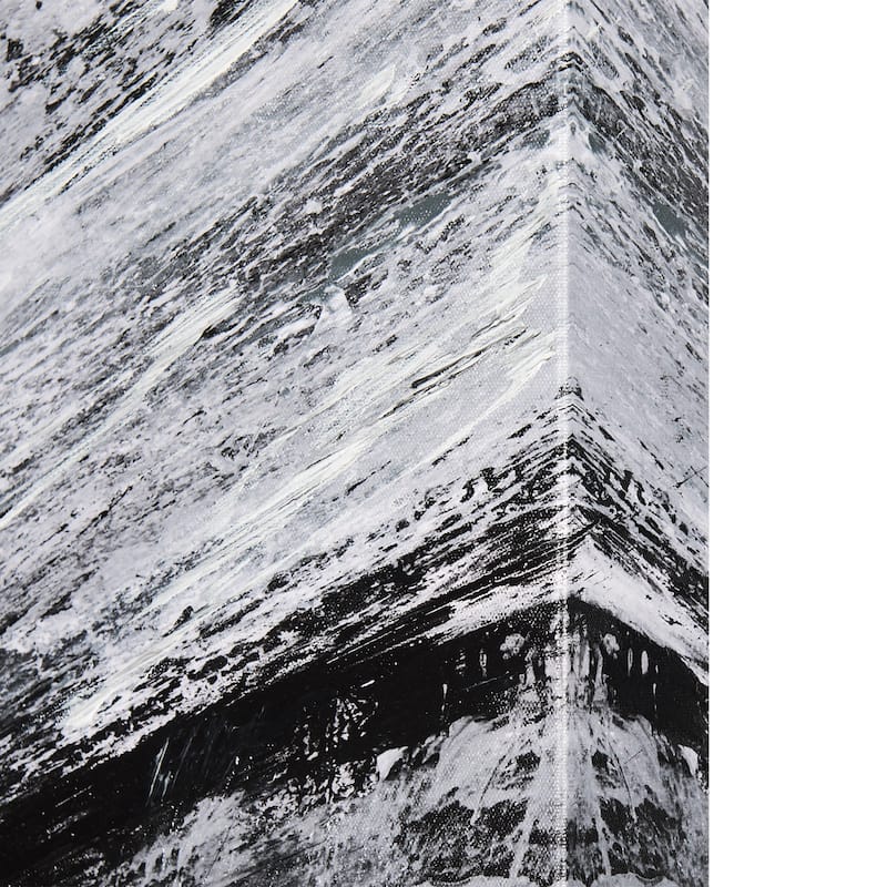 Black Composition I (41 x 41) Canvas Art Print