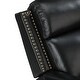 preview thumbnail 47 of 49, Kunibert Multifunctional Genuine Leather Nursery Chair with Metal Swivel Base Set of 2 by HULALA HOME