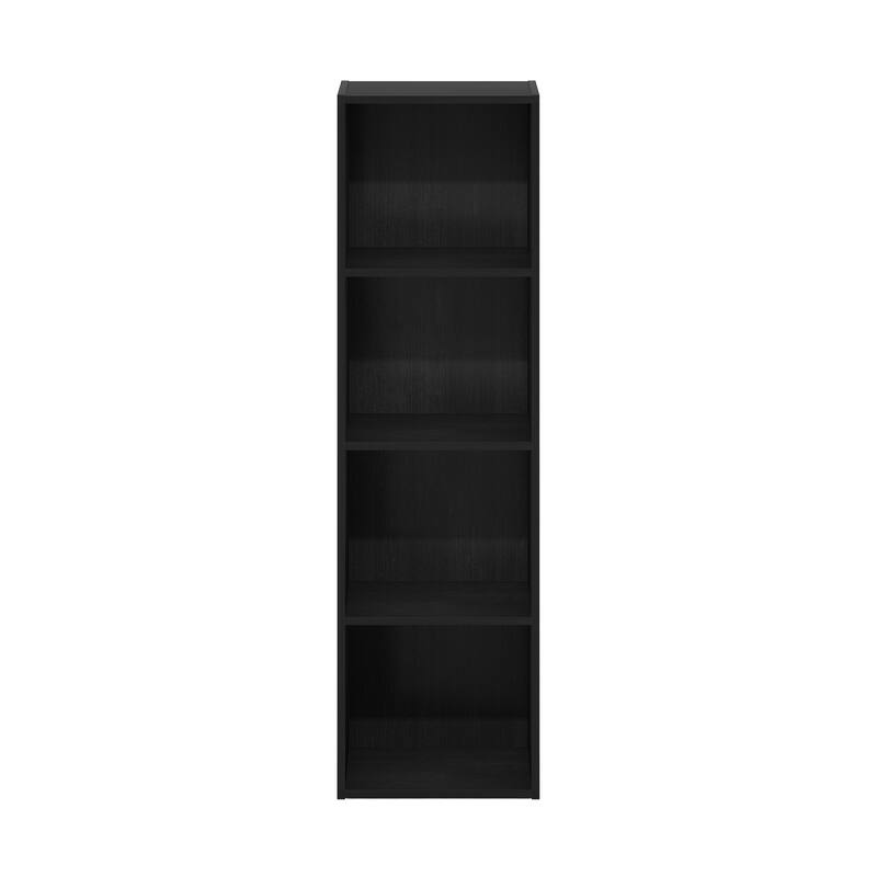 Furinno Pasir 4-Tier Open Shelf Bookcase - Blackwood