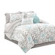 preview thumbnail 14 of 20, Lush Decor Aprile Soft Reversible Oversized Comforter 8 Piece Set