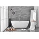preview thumbnail 30 of 173, Adler Soaking Bathtub in Glossy White