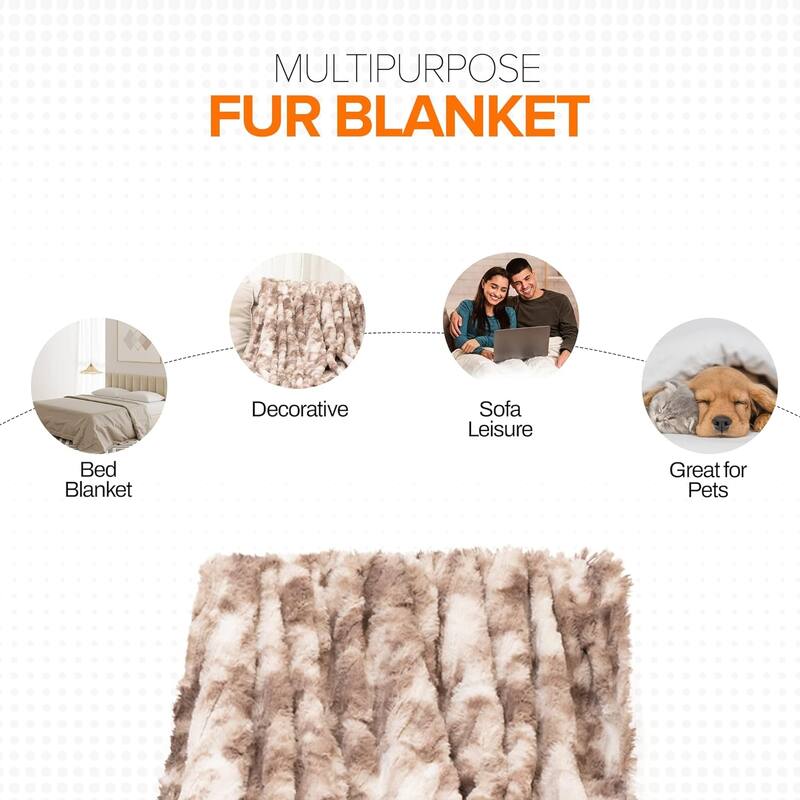 Cheer Collection Luxurious Soft Throw Blanket.
