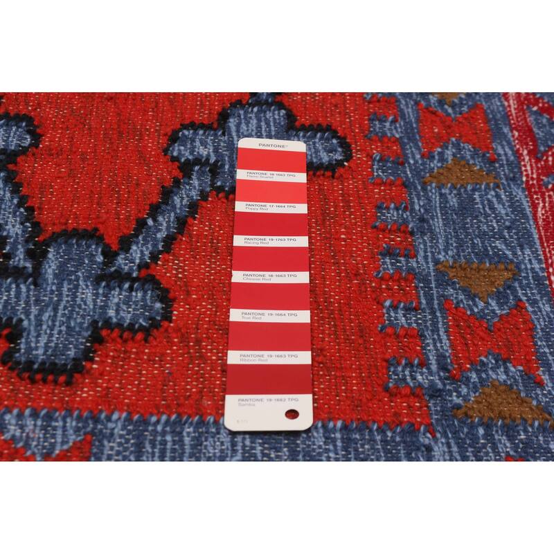 Ankara FW Red Kilim 5'2" x 8'1" - 5'2 x 8'1