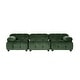 preview thumbnail 27 of 38, Hennepin Velvet 3 Seater Modular Tufted Sofa by Christopher Knight Home