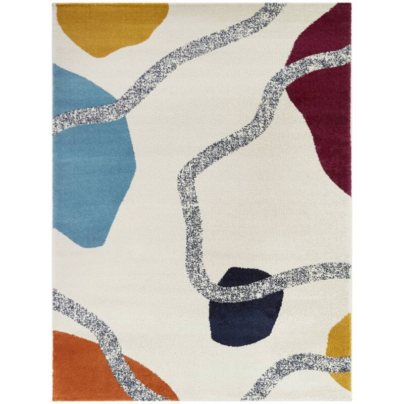 Evergood Modern Abstract Area Rug