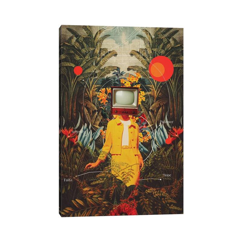 iCanvas "She Came From The Wilderness" by Frank Moth Canvas Print