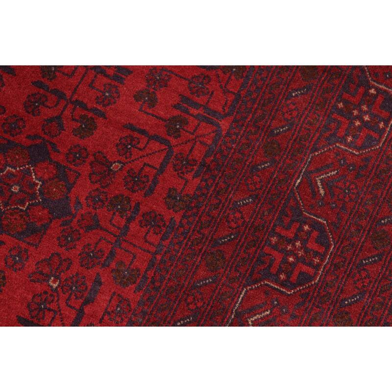 Southwestern Biljik Khal Mohammadi Nala Red/Blue Rug - 5'1'' x 6'6''