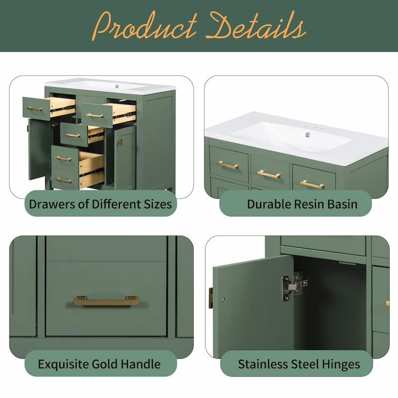36'' Bathroom Vanity Cabinet