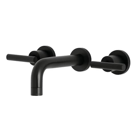 Manhattan Two-Handle 3-Hole Wall Mount Bathroom Faucet