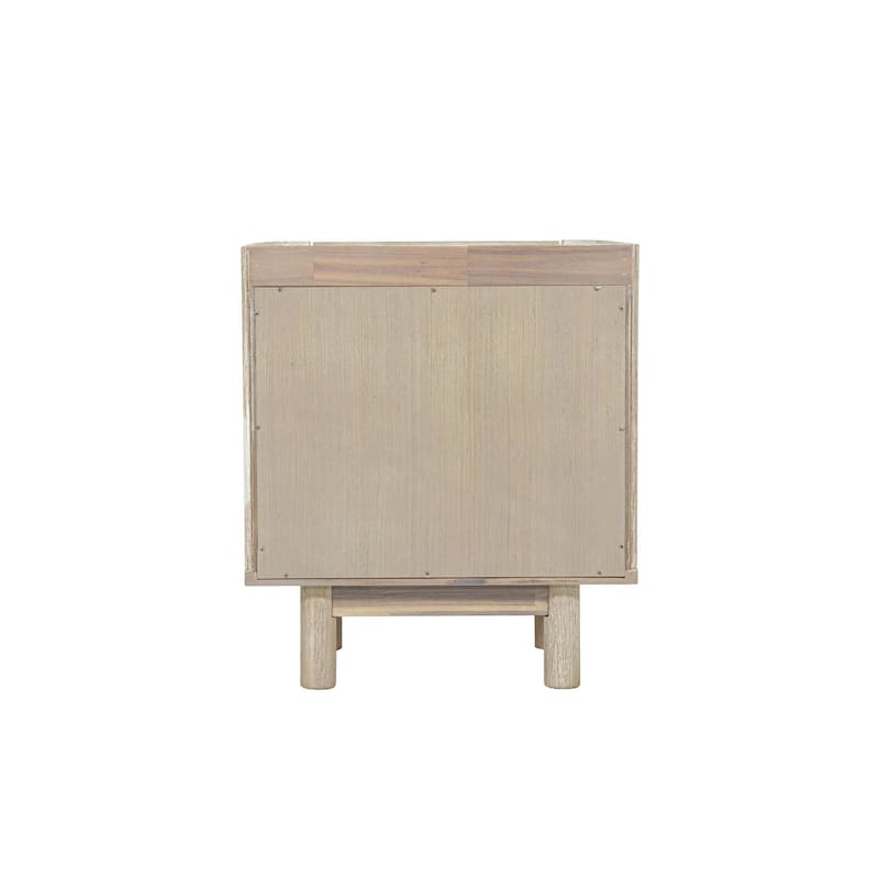 Willow 2-Drawer Acacia Nightstand