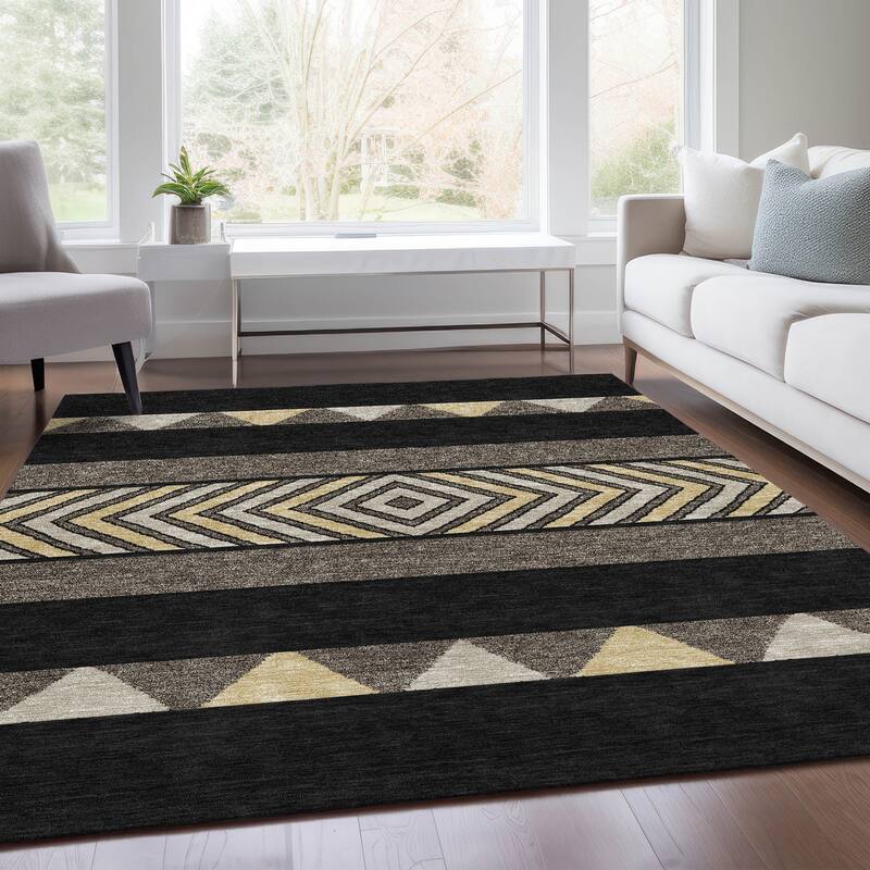 Premium Washable Super Soft Southwest Ombre Mayfield Rug