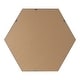 preview thumbnail 25 of 35, Kate and Laurel Calter Hexagon Framed Wall Mirror