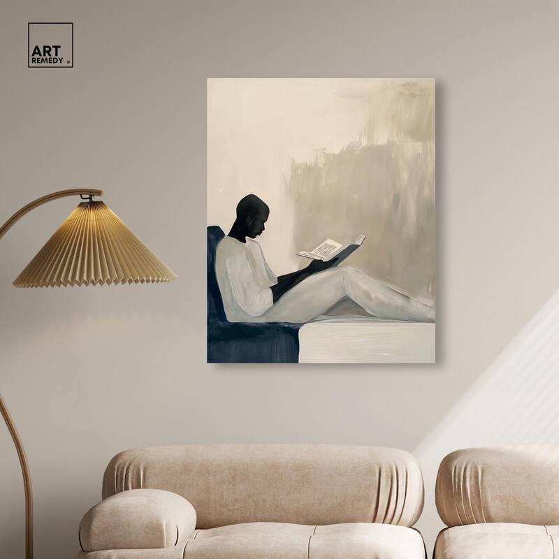 Void Reader I Canvas by Art Remedy, Gallery Wrapped