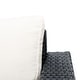 preview thumbnail 51 of 52, SAFAVIEH Outdoor Patio Furniture Machie 4-Piece Conversation Set