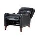 preview thumbnail 162 of 166, Brigida Multifunctional Modern Genuine Leather Nailhead Trim Recliner with Adjustable Footrest Set of 2 by HULALA HOME