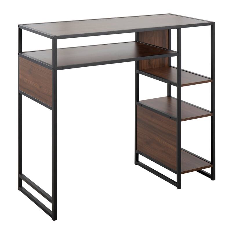 The Gray Barn Display Farmhouse Bar Height Table with Storage Space