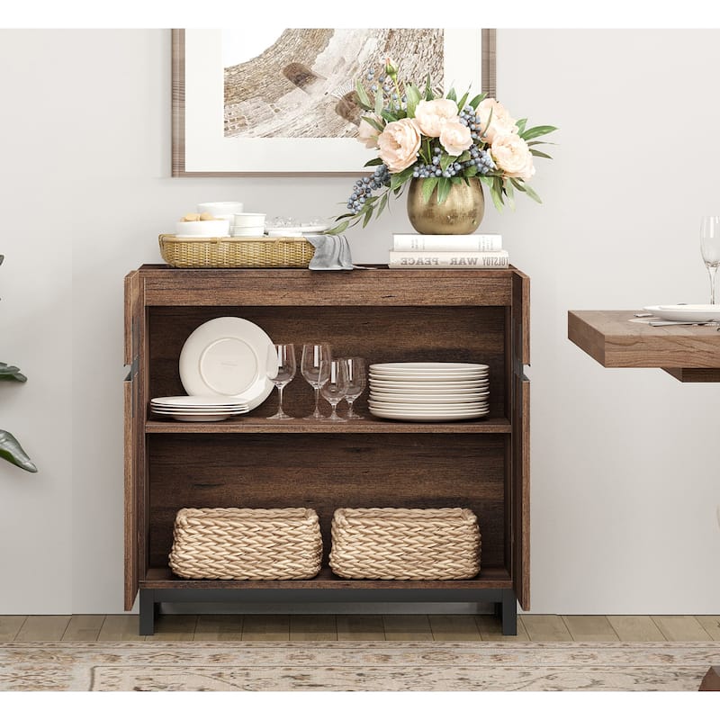 Modern TV Stand for TVs up to 120 inch, 4 in 1 TV Console with Adjustable Shelves, Media Console Table