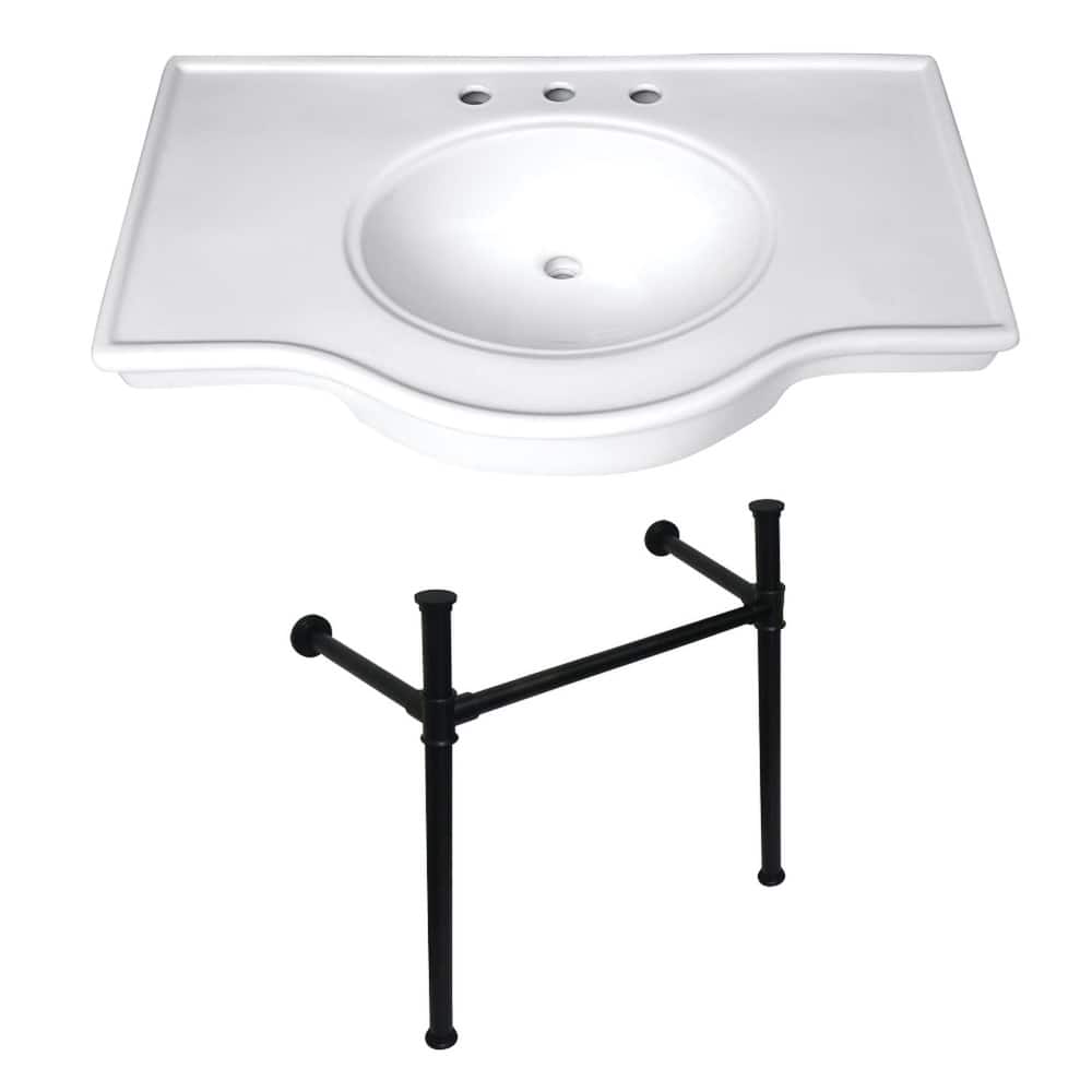 Kingston Brass Templeton 37" Wide Console Sink Set