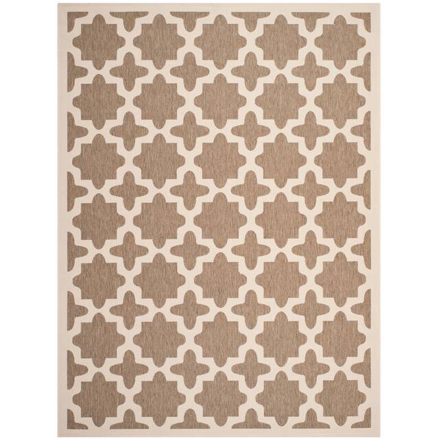 SAFAVIEH Courtyard Dorthey Indoor/ Outdoor Patio Backyard Rug