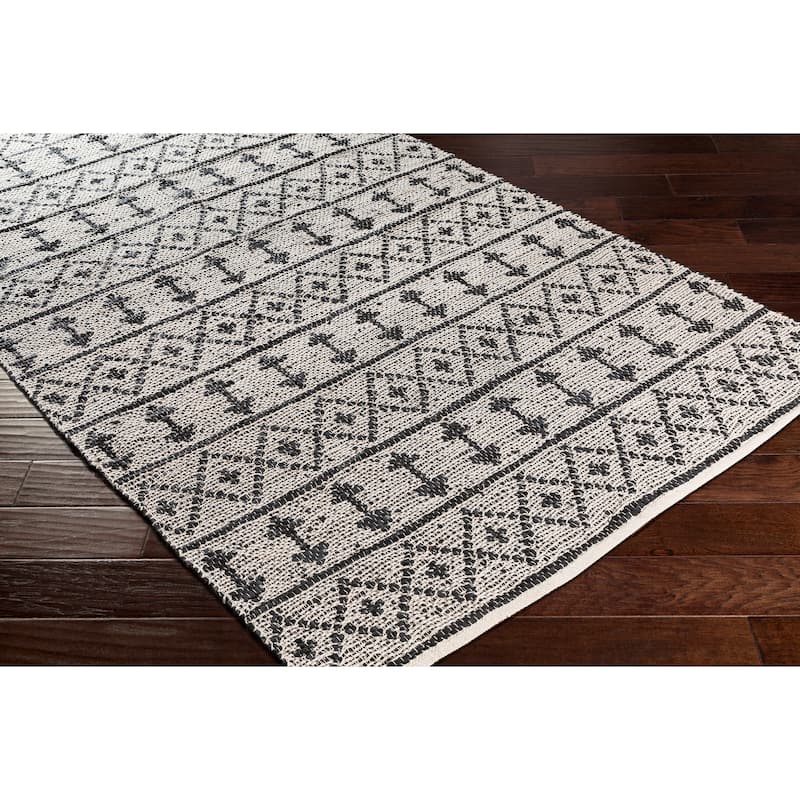 Artistic Weavers Klosse Global Leather/Cotton Handmade Area Rug