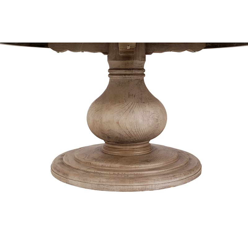 Beatriz Reclaimed Wood 60-inch Pedestal Dining Table by Kosas Home