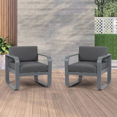 Royalcraft Aluminum Outdoor Club Chair (Set of 2)