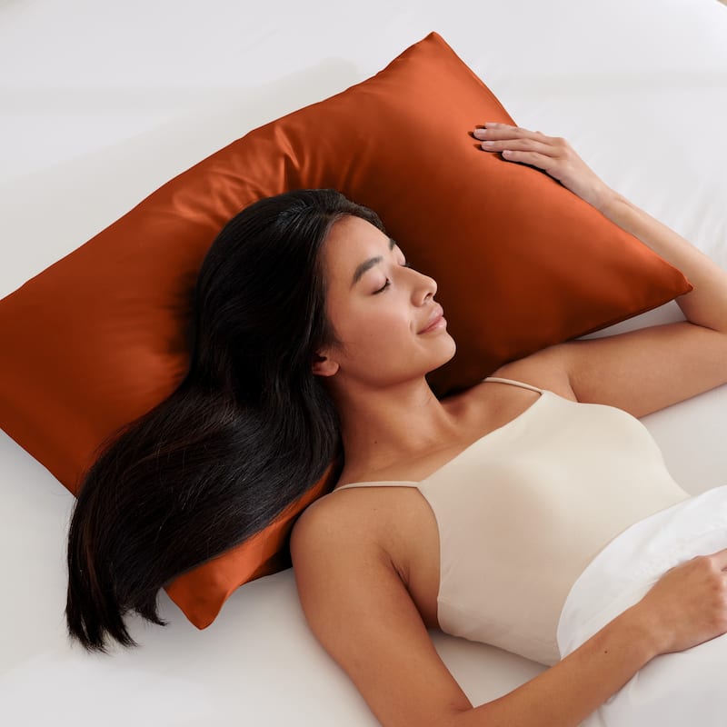 Bare Home Mulberry Silk Pillowcase for Hair and Skin, 19 Momme Silk
