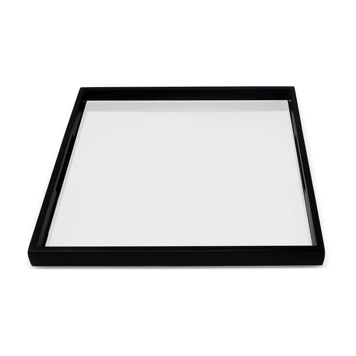 Large Square Mirror Tray with Handles, Available in 3 Colors and Sizes