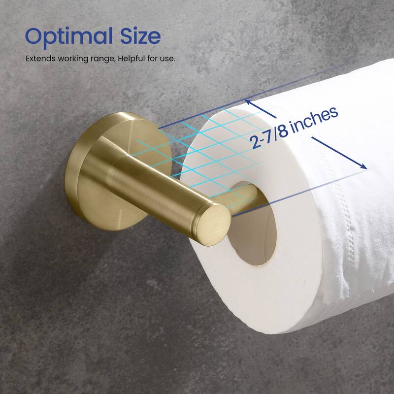 Circular 4-Piece Bathroom Hardware Set