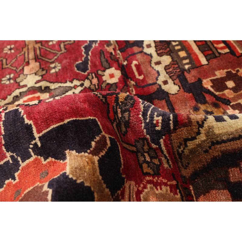 ECARPETGALLERY Hand-knotted Andelz Red Wool Rug - 4'9 x 6'2