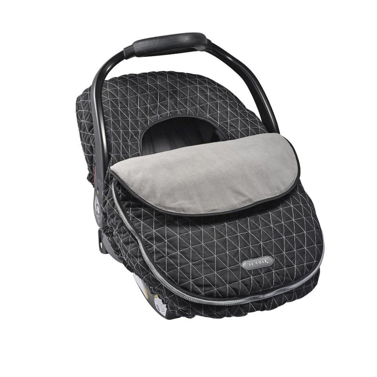 Shop Jj Cole Baby Car Seat Cover Fleece Lined Quilted Black
