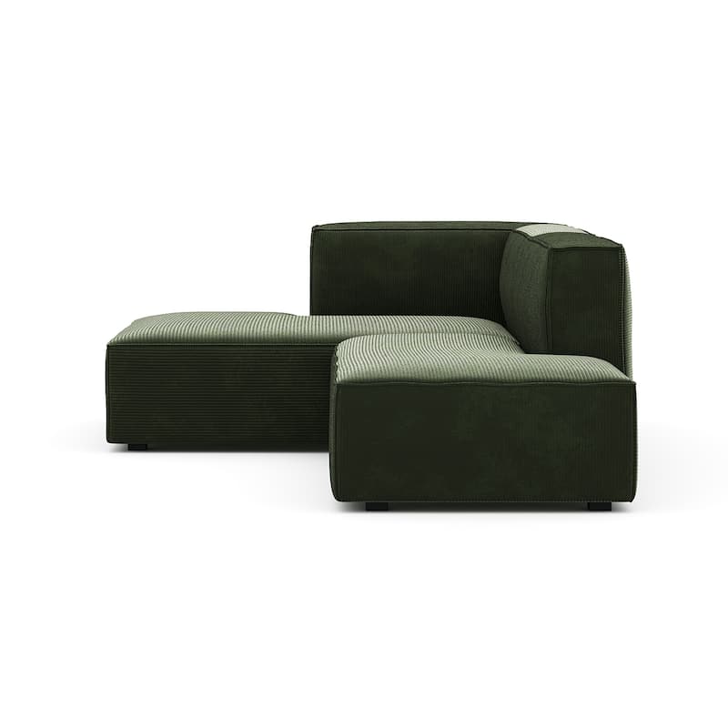 Rye Studio Deep Seat Modular Small Chaise Sectional, 2 Piece