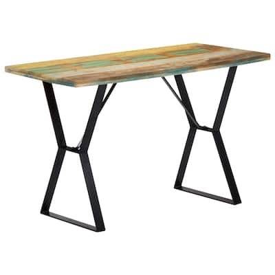 vidaXL Dining Table 47.2"x23.6"x29.9" Solid Reclaimed Wood - 47.2" x 23.6" x 29.9"