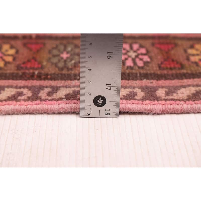 ECARPETGALLERY Hand-knotted Color Transition Pink Wool Rug - 3'4 x 5'9