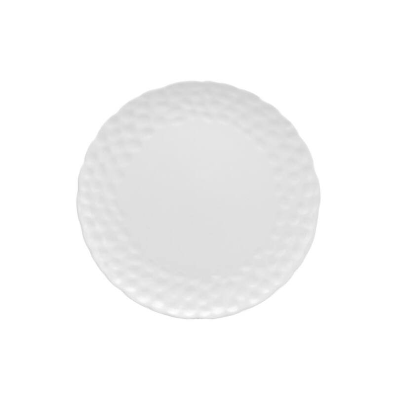 Red Vanilla Marble Dinner Plates 10.25" (Set of 6)