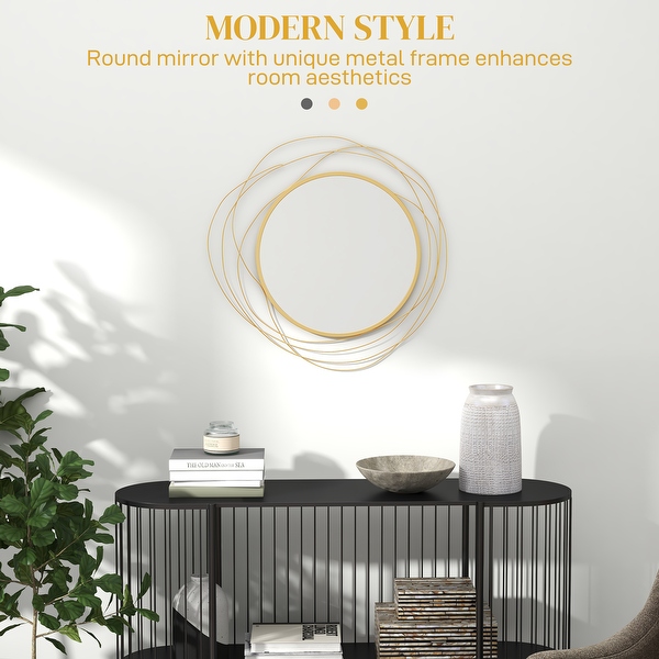 HOMCOM Decorative Wall Mirror, 25.6