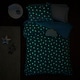 preview thumbnail 14 of 17, Avery Aqua Glow In The Dark Plush Comforter Set by Intelligent Design Kids