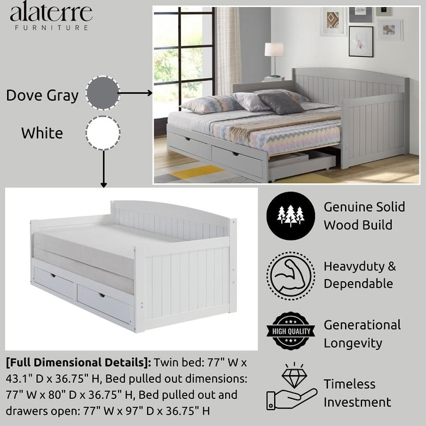 Daybed that converts to full bed discount