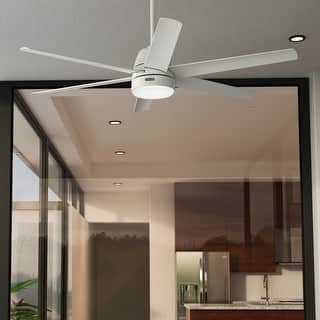 Hunter 60" Skysail Outdoor Ceiling Fan w/LED Light, Wall Control - Extreme Weather! - ENERGY STAR!