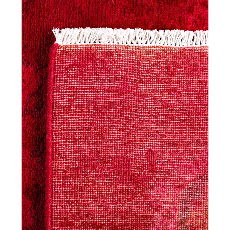 Overdyed One-of-a-Kind Hand-Knotted Area Rug - Pink - 3' 1" x 5' 6"