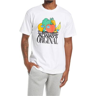 Adidas Mens Always Fresh Always Original Graphic T-Shirt, White, XX-Large