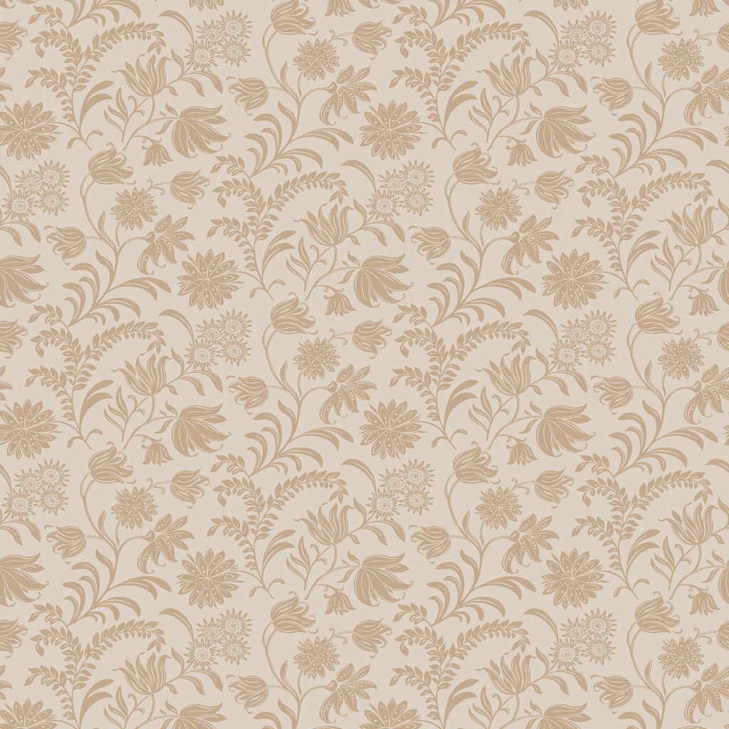 Laura Ashley Hemingway Caramel Wallpaper