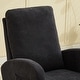 preview thumbnail 47 of 75, Upholstered Rocking Chair Nursery Chair with High Back and Side Pocket