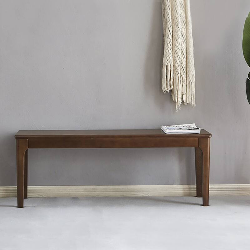 Solid Wood Dining Bench Entryway Bench Farmhouse Kitchen Table Bench