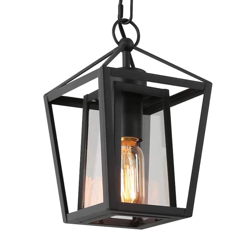 Nalia Farmhouse Mini Outdoor Pendant Lights Patio/Porch Lights Hanging Cage Outdoor Lanterns