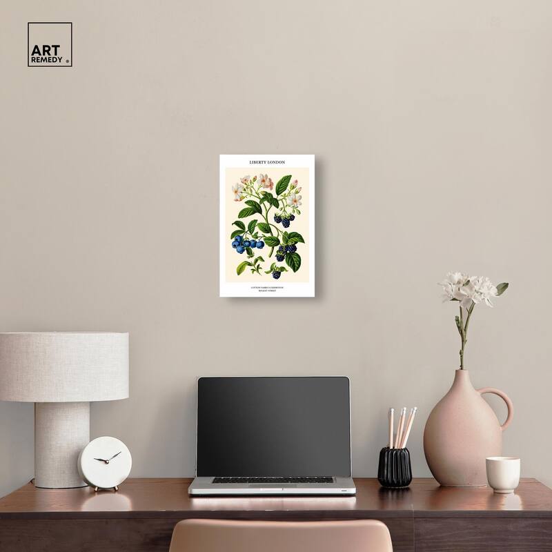 Berries and Blooms II Canvas by Art Remedy, Gallery Wrapped